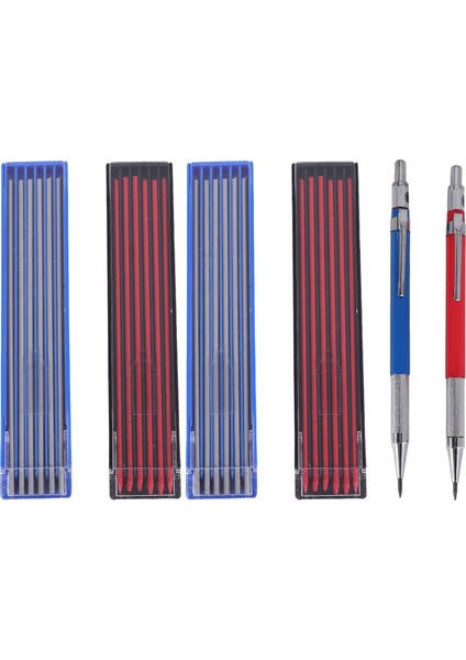 48 Yedekli 2 Lehim Kalemi Mekanik Kalem Metal Işaretleyiciler (Yurt Dışından)