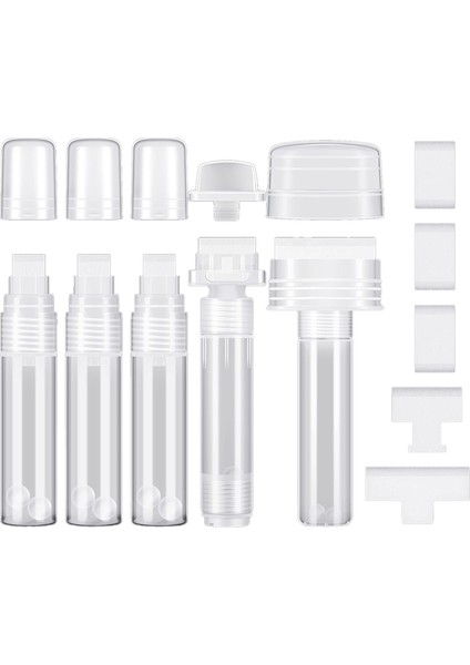 5'li Paket Graffiti Kalemleri Yeniden Doldurulabilir Boya Kalemleri (50 Mm, 30 Mm, 15 Mm) (Yurt Dışından)