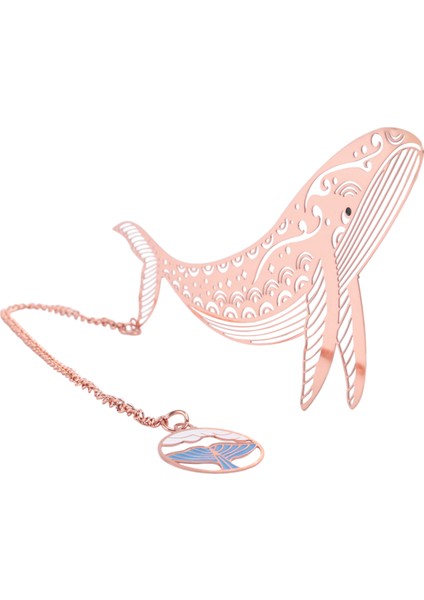 Metal Balina Ayracı Okuyucu Için Doğum Günü Hediyesi Pirinç Ayraç (Yurt Dışından)