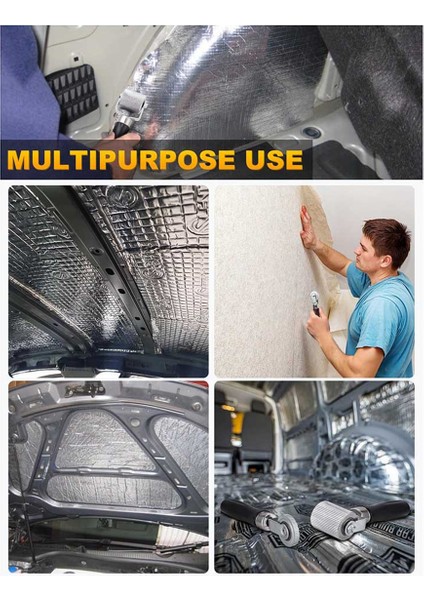 Araba Ses Sesi Deadentencing Silindir Dikiş Roller, 2 Paket Isı Azaltma Matı Gürültü Silindiri Ses Yalıtım Aracı Otomatik (Yurt Dışından) fırsatları