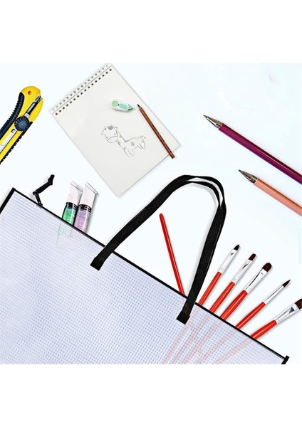 2 Adet 19X25 Inç Sanat Portföyü Çantası, Sanat Eserleri, Posterler Için Saklama Çantası (Yurt Dışından)