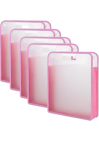 5 Paket Scrapbook Kağıt Düzenleyici, Pembe Genişleyen Kağıt (Yurt Dışından)