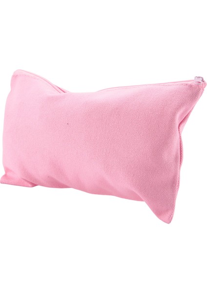 Fermuarlı Kozmetik Çantası Tuval Makyaj Poşetleri Boş Dıy El Sanatları Çantası (Yurt Dışından)