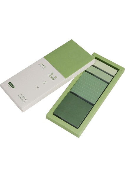 Taşınabilir Boş Yapışkan Notlar, Planlayıcı, Günlük, 480 Sayfa, Yeşil (Yurt Dışından)