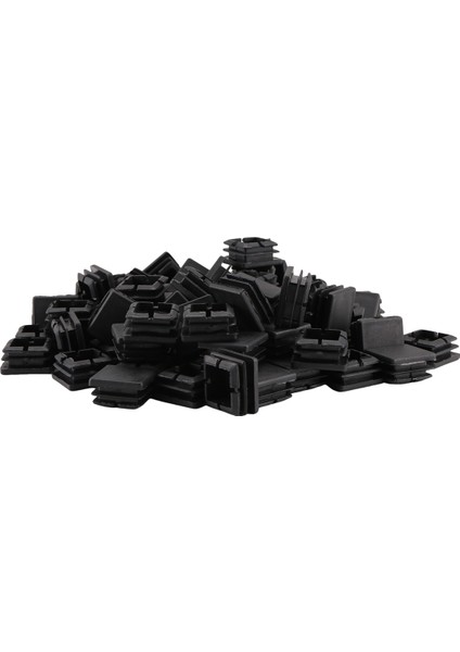 200PCS 1 Inç Kare Tüp Uç Kapak Plastik Tapalar Tüp Uç Kapaklar Post Boru Kapağı Kapak Boru Takma Sandalye Glide Fişleri (Yurt Dışından) modelleri