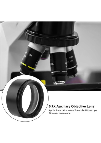 WD120 0.7x Trinoküler Stereo Mikroskop Yardımcı Objektif Lens Barlow Lens 48MM Iplik (Yurt Dışından) fırsatları
