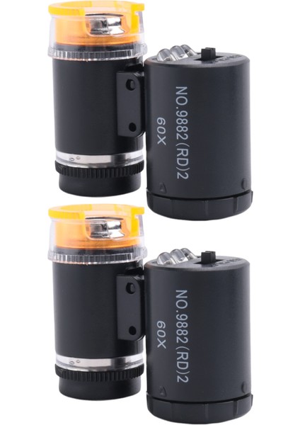 2 Adet 60X Mini Cep Mikroskobu 3 Işık, Kuyumcu Göz Loupe Taşınabilir Magnifing Cam El Sanatları Takı Için (Yurt Dışından) modelleri