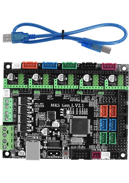 3D Yazıcı Anakart Mks Gen-L V2.1 Kontrol Kartı Anakart Açık Kaynak Marlin ile Uyumlu (Yurt Dışından)