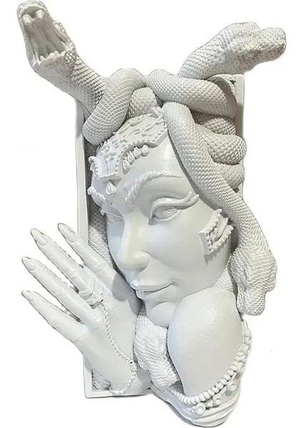 Dekoratif Kitap Destekleri, Benzersiz Yılan Kadın Yüz Kitap Destekleri (Yurt Dışından)