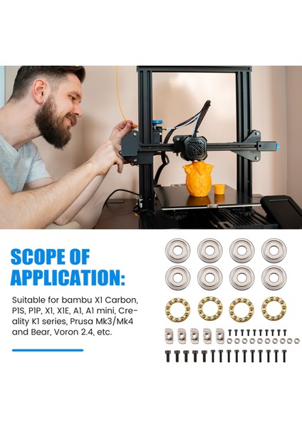 Çok Yönlü Kendi Kendine Hizalanan Anti-Vibrasyon Ayağı Güçlü Şok Absorpsiyon 3D Yazıcı Ayak Yastığı Voron 2.4 Bambu X1/p1 (Yurt Dışından) indirimleri