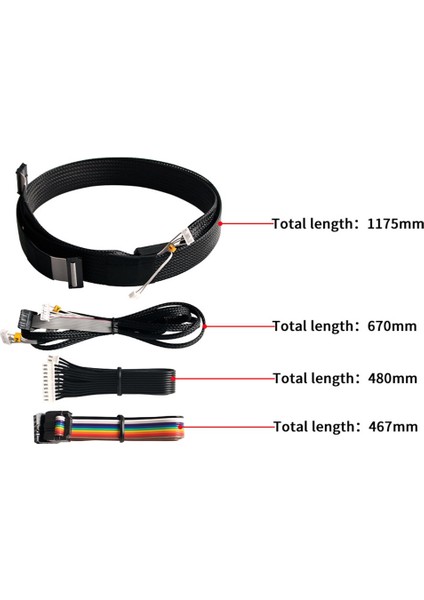 Creality Ender-3 S1 Kablo Kombinasyon Kiti 3D Yazıcı Aksesuarları Ender-3 S1 Kablo Kombinasyon Paketi (Yurt Dışından) modelleri