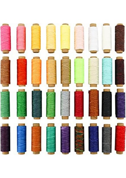36 Renk Mumlu Iplik El Dikişli Iplik Deri Deri Dikiş ve Kitap Bağım Bilezikleri (Yurt Dışından)