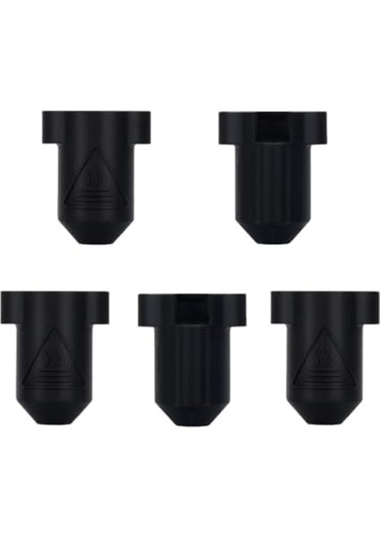 5pcs Silikon Çoraplar Kırkırı K1/ K1MAX Seramik Isıtma Bloğu Kiti K1 Hotend Black Için Isı Yalıtım Kılıfı Kapağı (Yurt Dışından)
