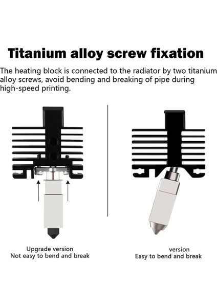 Bambu Lab Için X1 X1C 3D Yazıcı Hotend Kiti Soğutma Fan V2.0 Baskı Başlığı Sert Çelik Nozulları 3D Baskı Parçaları (Yurt Dışından) fiyatları
