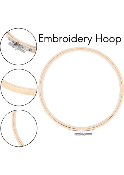 12 Parça 7 Inç Ahşap Nakış Çemberleri Toplu Bambu Daire Çapraz Dikiş Çember Yuvarlak Halka Sanat Zanaat Kullanışlı Dikiş (Yurt Dışından) indirimleri