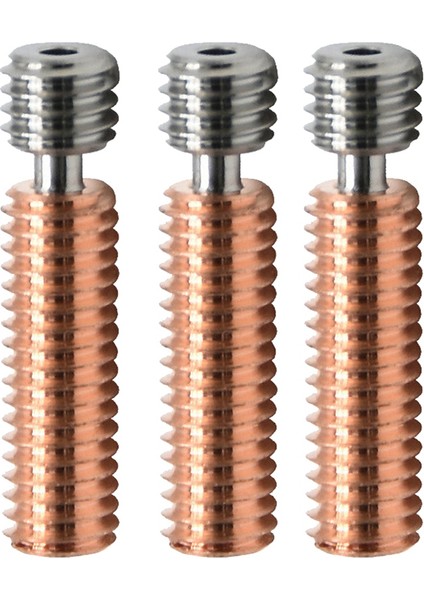 3pcs 3D Yazıcı Bi-Metal Boğaz Borusu Titanyum Alaşım Bakır Nozul Boğaz Borusu 1.75MM ENDER3/3S/3V2 CR10/V2/V3 (Yurt Dışından)