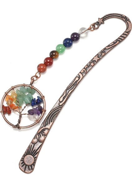 Çakra Kristal Ayracı Kadın Öğrenci Öğretmen Için Vintage Ayraçlar (Yurt Dışından)