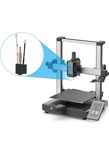 Anycubic Kobra3 Ekstrüder Hotend Için 3D Yazıcı Hotend Kiti 0,4 mm Sert Çelik Nozul ile All-Metal Hotend (Yurt Dışından) modelleri