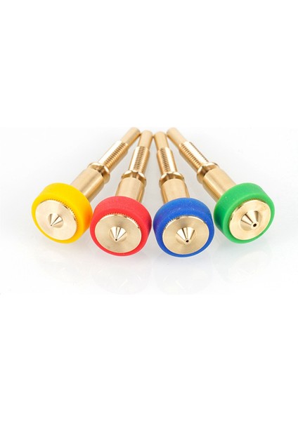 4pcs All-In-One Bimetal Nozullar E3D Hotend Extruder Için Heatbreak Pirinç Titanyum Nozul, 0,8 mm Nozul (Yurt Dışından)