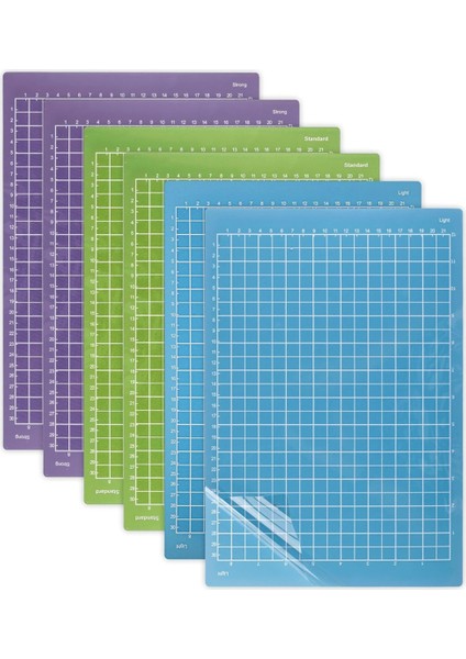 Cricut Joy Xtra (Standardgrip, Lightgrip, Stronggrip) Için 6pcs 8.5X12IN Kesme Paspası, Yeniden Kullanılabilir Kesme Paspasları (Yurt Dışından)