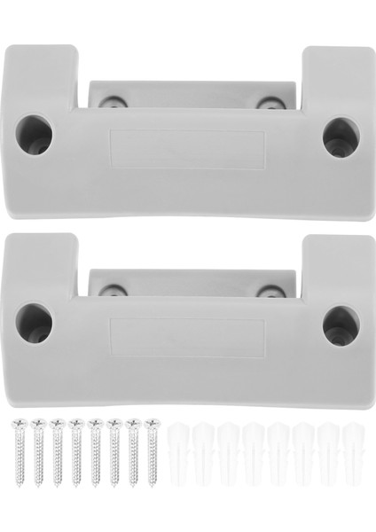 2pcs Bahçe Hortum Makarası Tutucu Pvc Duvara Montajlı Bahçe Hortum Askı Boru Tutucu 8 Adet Genişletme Vidaları (Yurt Dışından)