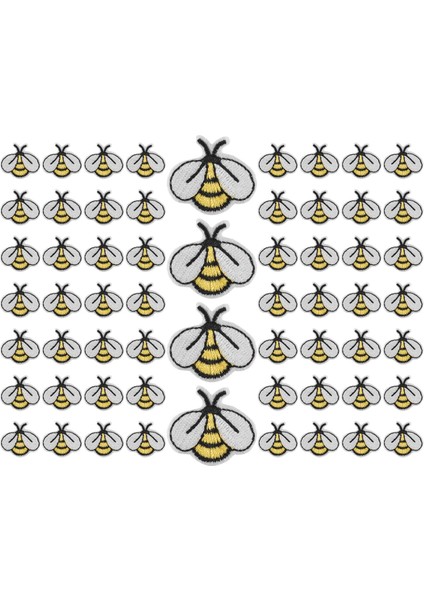 60PCS Arı Işlemeli Yamalar, Nakitli Aplike Üzerinde Sevimli Bumble Demir Diya Yamaları Diy Yamaları (Yurt Dışından) modelleri