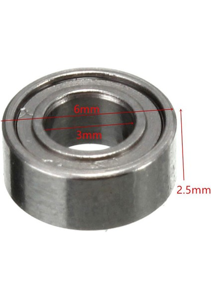 50PCS MR63ZZ 3X6X2 mm Derinlikte Oluk Bilyalı Rulman Minyatür Rulman (Yurt Dışından) fırsatları