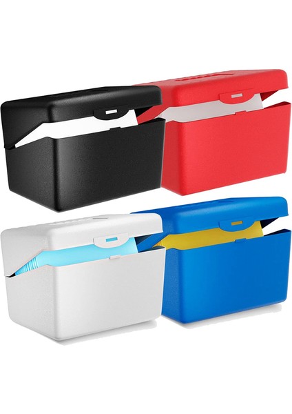 3x5 Indeks Kartı Tutucu Flaş Kartlar, Kartvizitler, 4 Renk (Yurt Dışından)