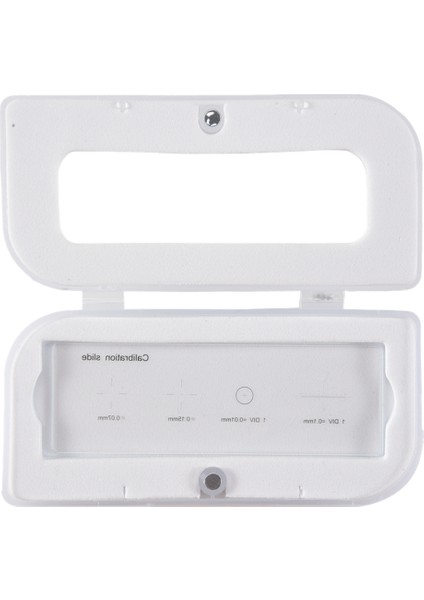 0.01MM Mikroskop Slaytlar Retikül Kalibrasyon Slayt Cetveli Çapraz Çok Fonksiyonlu Mikroskop Kalibrasyon Cetveli Evre Mikrometre (Yurt Dışından) modelleri