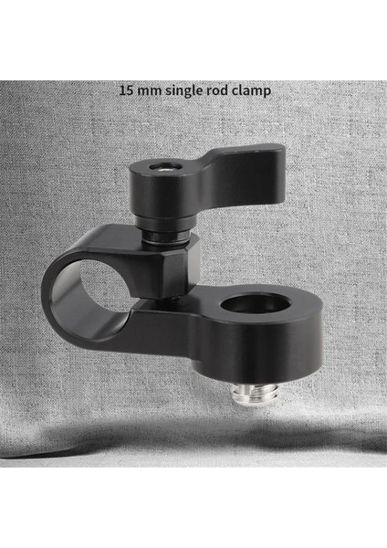 Dslr Kamera Kafesi Teçhizatı Için 3/8inch-16 Montaj Vidalı 15MM Tek Çubuk Kelepçe Adaptörü 15MM Çubuk Ray Destek Sistemi (Yurt Dışından) fiyatları