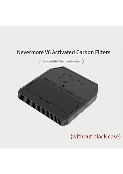 Nevermore V6 Duo Aktif Karbon Filtreleri Yükseltilmiş 3D Yazıcı Parçaları V2 V2 Trident V0 Için Karbon Dahil (Yurt Dışından) fiyatları