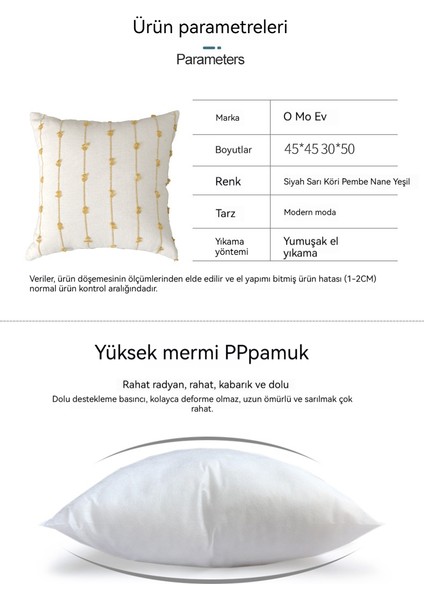 Evde Kullanıma Uygun Sade Benekli Çıkarılabilir Yastık Koltuk Yastığı Quilt (Yurt Dışından) fırsatları