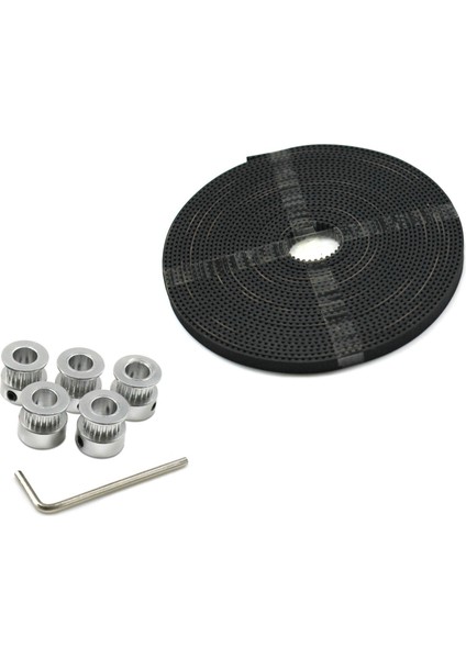 Gt2 Zamanlama Kasnağı 5m Zamanlama Kemeri 20TEETH 8mm Deli Kemer Genişliği 6mm Senkronizasyon Tekerlekleri 3D Yazıcı Aksesuarları Için Dişli Parçası (Yurt Dışından) fiyatları