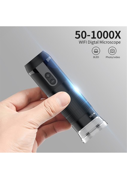 Wifi Dijital Mikroskop 50-1000X Zoom Hd Taşınabilir Büyüteç Mobil Onarım Eğitim Kullanımı Para Incelemesi (Yurt Dışından) modelleri