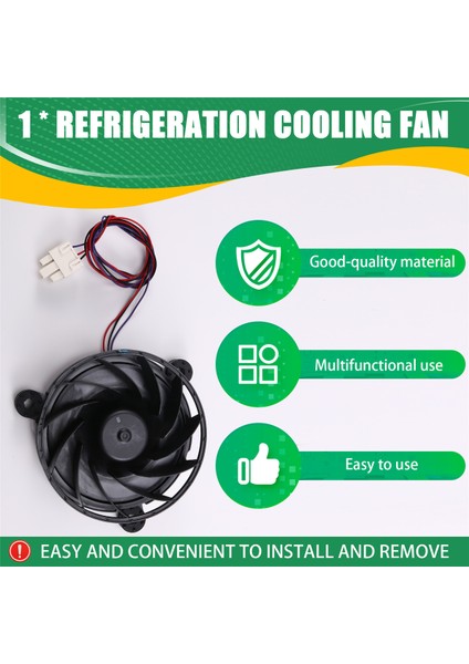 Nıdec Için Soğutma Soğutma Fanı GW12E12MS1CB-52 12V0.22A Haier Buzdolabı Için Aksesuarlar (Yurt Dışından) fırsatları