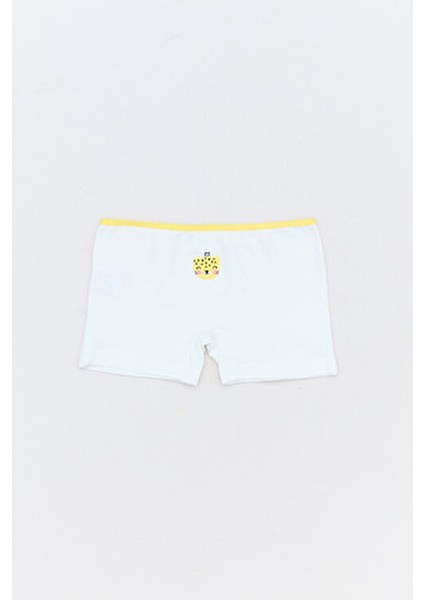 Kaplan Baskılı 3 Lü Kız Çocuk Boxer