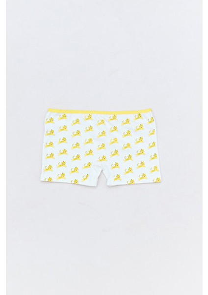 Kaplan Baskılı 3 Lü Kız Çocuk Boxer