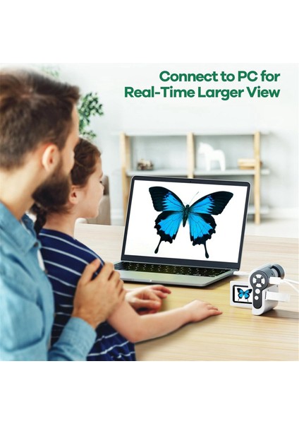 1080P El Tipi Dijital Mikroskop, Taşınabilir Cep Dijital Mikroskop Miniscope, Çocuklar Için 10MP USB Mini Kapsamı (Yurt Dışından) modelleri