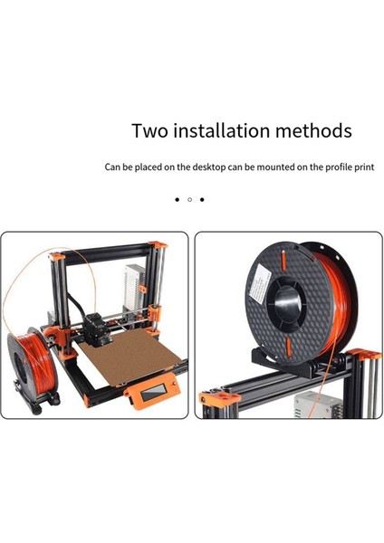 Pla/abs/naylon/tpu 3D Yazıcı Için Evrensel Ayarlanabilir Filament Montaj Raf Braketi Için Masa Üstü Filament Tutucu (Yurt Dışından) modelleri
