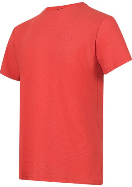 Kalei Sıfır Yaka T-Shirt Kırmızı