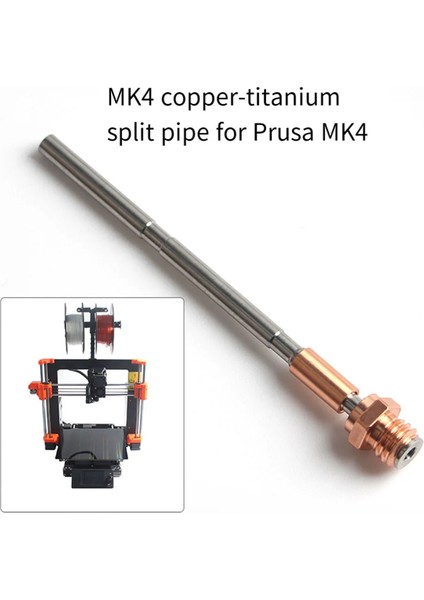 Prusa Mk4 Için Bimetal Bakır Titanyum Alaşım Boğazını Yükseltme Yüksek Sıcaklığa Dayanıklı Bölünmüş Boru 3D Yazıcı Aksesuarları (Yurt Dışından) fiyatları