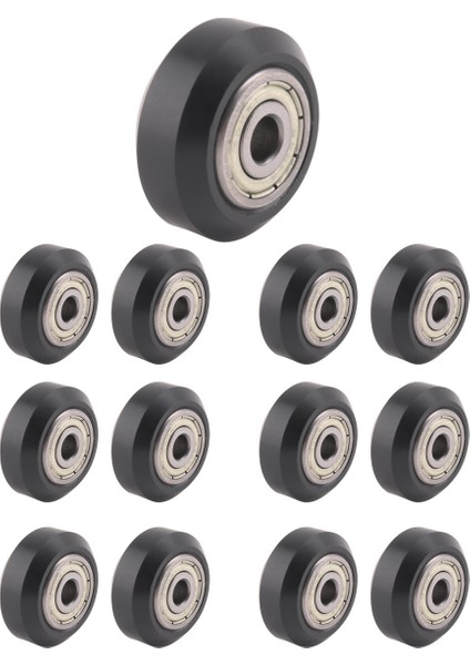 [13PCS/PAKET] 3D Yazıcı Pom Kasnak Tekerlekleri 625ZZ Lineer Rulman Icla Pasif Yuvarlak Tekerlek Silindiri Için CR10, Enter 3 (Yurt Dışından)