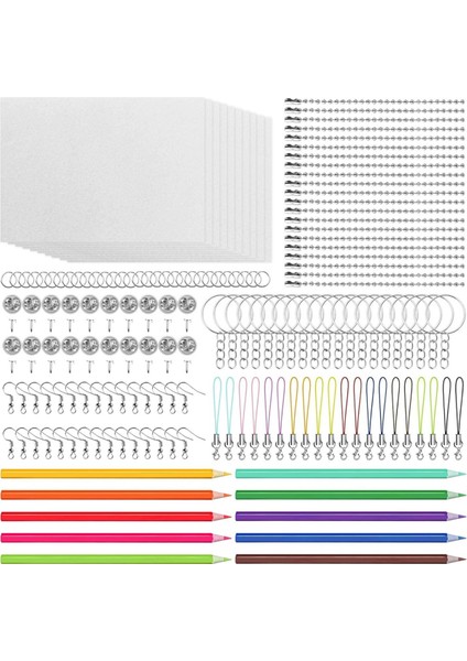 Shrink Plastik Levha Kiti W Boş Levhalar Shrink Sanat Kağıdı, (Yurt Dışından)