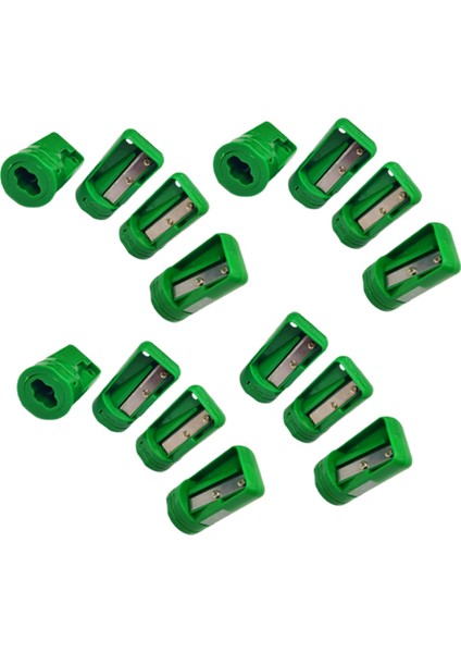 15 Adet Sekizgen Marangoz Kalemtıraş Manuel Kalemtıraş Yeşil (Yurt Dışından)