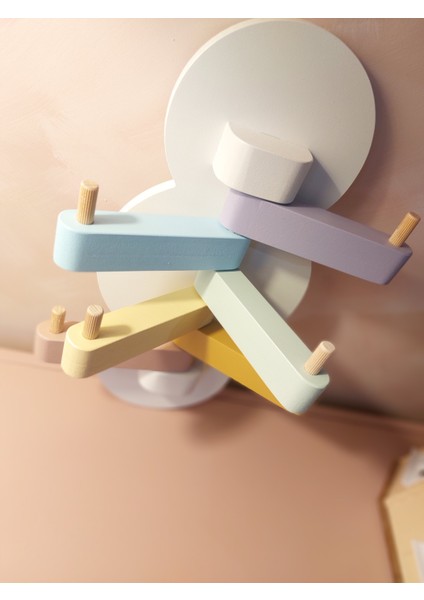 Renkli Ahşap Duvar Askısı fiyatları