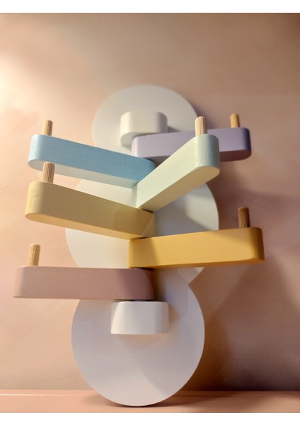 Renkli Ahşap Duvar Askısı indirimleri