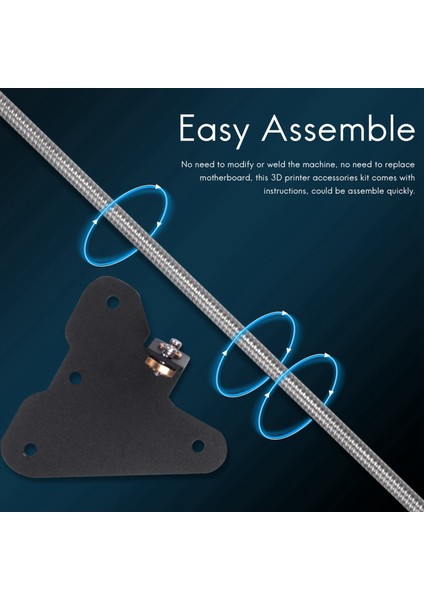 Ender-3 / Ender-3 V2 / Ender-3 Pro 3D Yazıcı Için Uygun Olan Kurşun Vidalı Step Motorlu Çift Z Ekseni Yükseltme Kiti (Yurt Dışından) modelleri