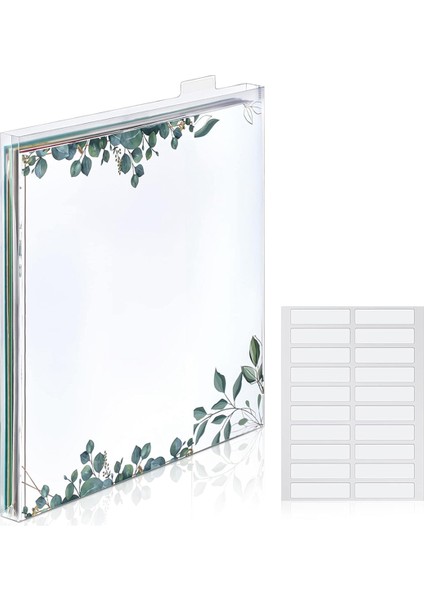 12X12 Scrapbook Kağıt Depolama Düzenleyicisi Şeffaf Yükleme Dosyaları A (Yurt Dışından)