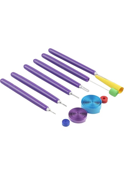 Kağıt Kıvırma Aletleri Yuvalı Kit Kendin Yap Kağıt Kart Yapımı Proje Aracı (Yurt Dışından)