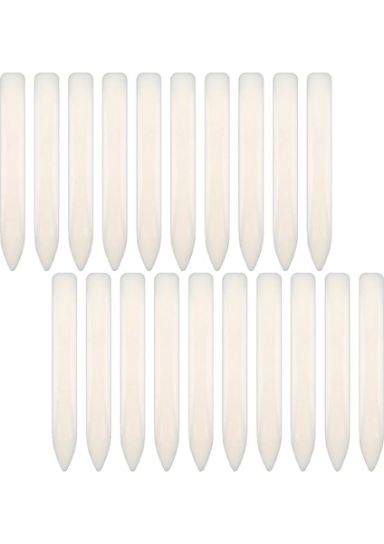 20 Paket Kemik Klasör Aracı, Plastik Kemik Klasör El Sanatları Scrapbooking Aracı (Yurt Dışından)